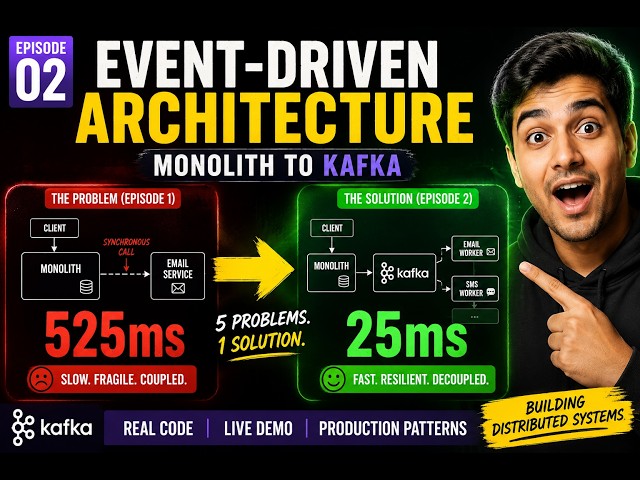 Kafka Changed Everything: Event-Driven Architecture | Distributed Systems From Scratch #2