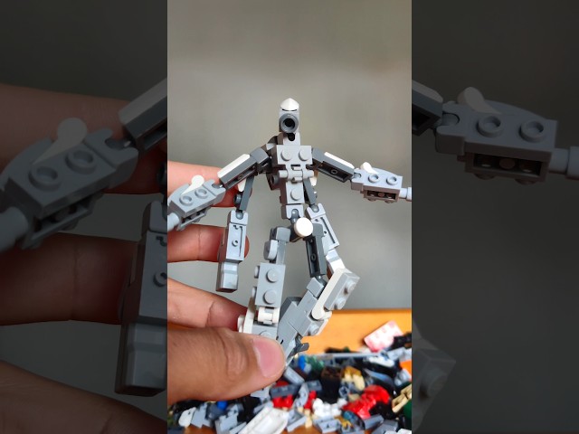 (TUTORIAL) Easy Mini Lego Robot Speed Build#lego #robot #new #tutorial #mini #easy #speedbuild #mech