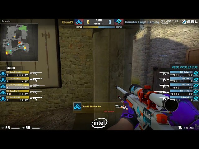 Cloud 9 RUSH Invents New Smoke (ESL PRO LEAGUE CSGO HIGHLIGHT)