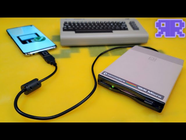 1541 Micro: ¡Unidad de disquete THEC64 que cualquiera puede fabricar y usar! ¡Incluso en tu teléf...