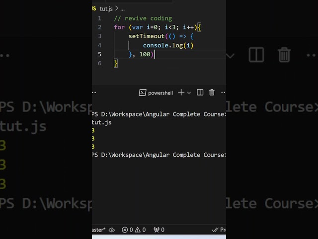 JavaScript Interview: Understanding var vs let #JavaScript