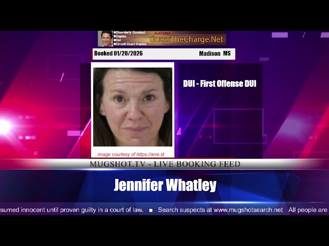 Mugshot TV - Live Arrest Booking Video Stream