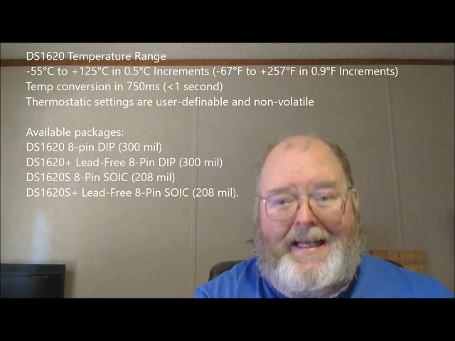 DS1620 Digital Thermometer/Thermostat #arduino #microcontroller #digital