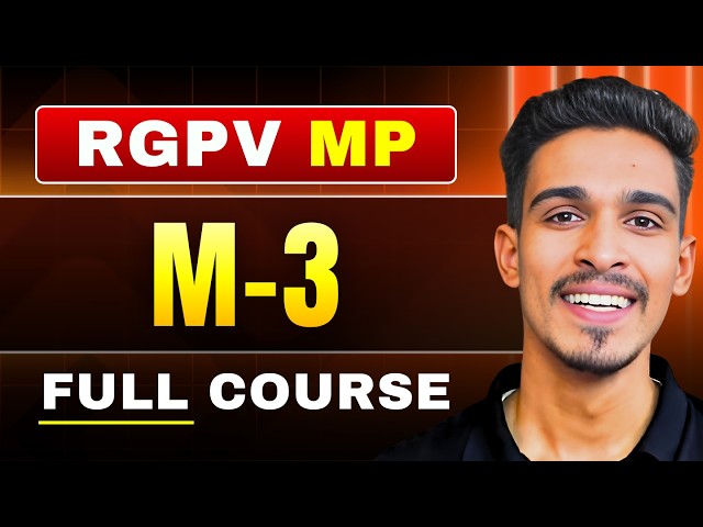 RGPV Mathematics 3 ( M3 ) | BTech 2nd Year