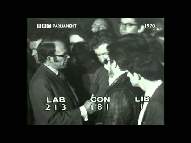 BBC Election 1970 Oxford Student Giles Brandreth