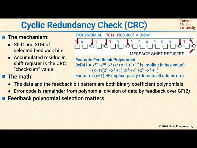 L35 06 Cyclic Redundancy Check    CRC