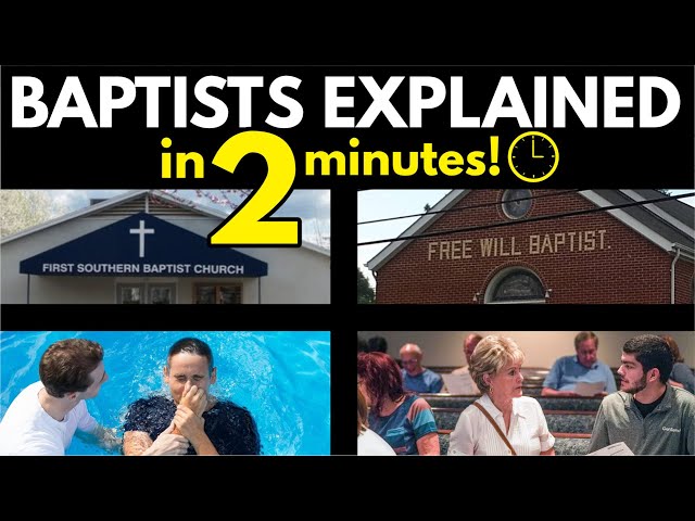 Baptists Explained in 2 Minutes