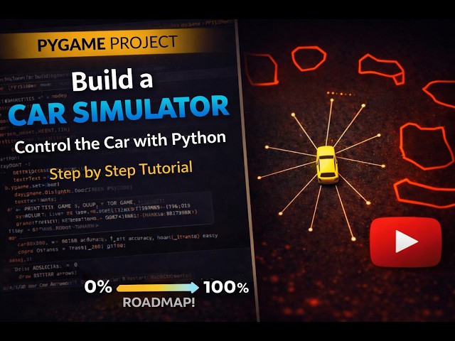 Build a Car Simulator in Python | Step by Step (For AI Training)