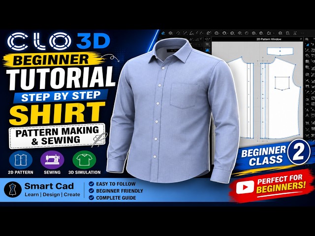 How to Create Garments in CLO 3D | Beginner to Advanced Tutorial Class-02