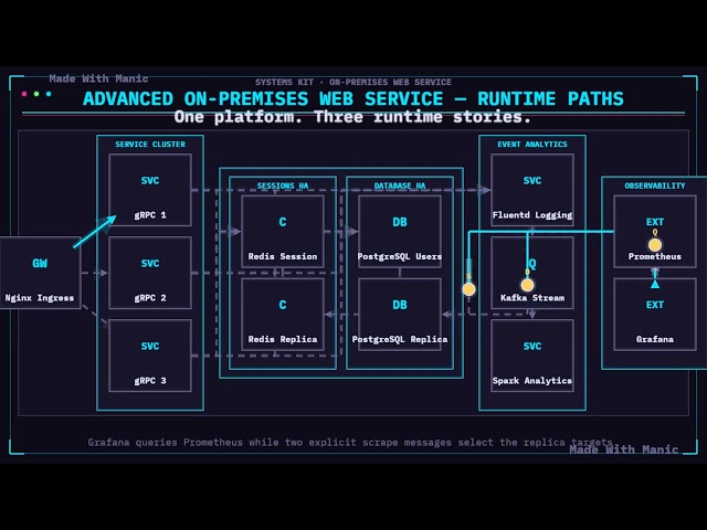 One On-Prem Platform, Three Runtime Stories — manic