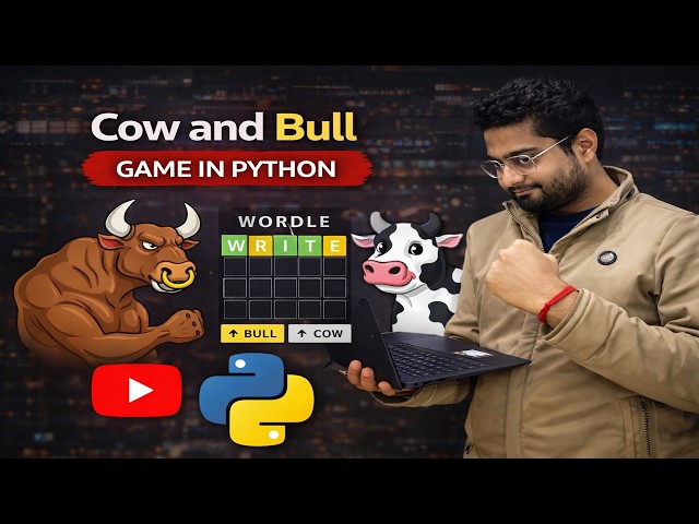 Cow and Bull Game in Python | Pygame Projects for Beginners