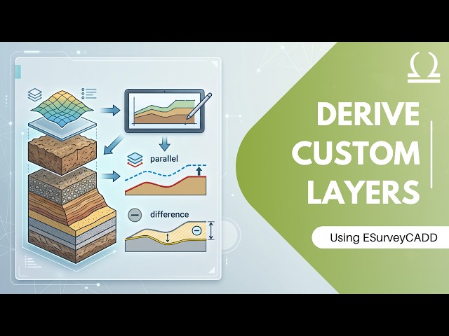 Derive Layer Cross-Section | Create Custom Layers in ESurvey CAD