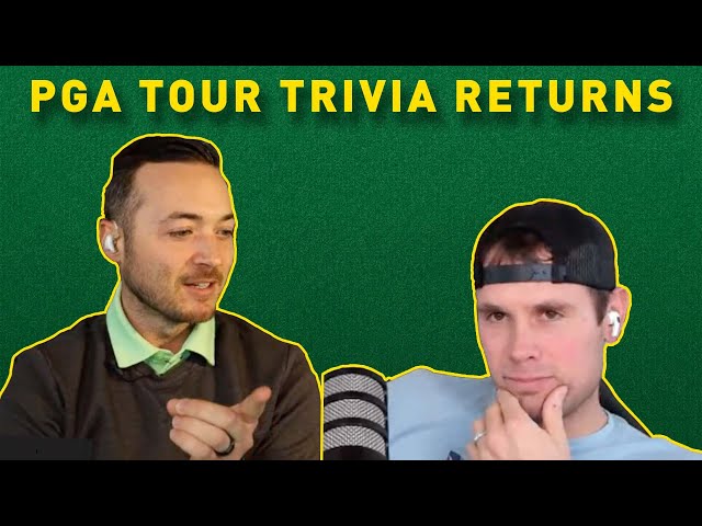 PGA Tour Trivia Redux - KP vs Greg vs Mark Golf Knowledge Contest | The First Cut Golf Podcast