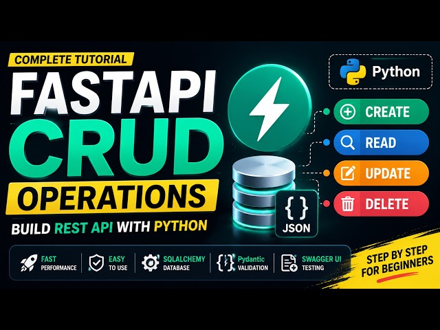 Python FastAPI CRUD Tutorial | Build REST APIs Like a Pro