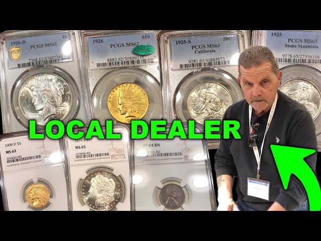 BUYING COINS From This Local Coin Dealer! ($10,000 Coin HAUL)