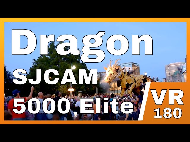 VR180 - Mechanical Dragon in Ottawa using 2x SJCAM 5000+ Elite