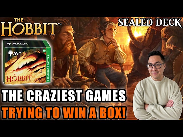 The Craziest Games Trying To Win A Box! | The Hobbit Sealed Deck | Arena Direct | MTG Arena