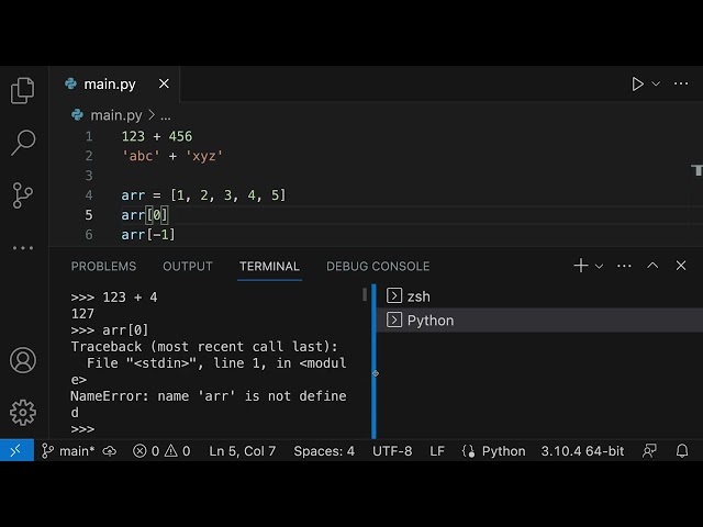VS Code Tips — Evaluating selected Python code