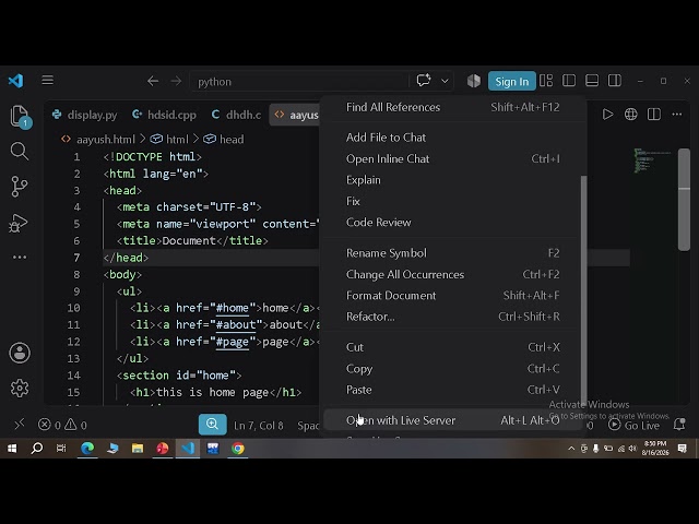 basic navigation bar using htma and css if you don't understand ask me on  comment box