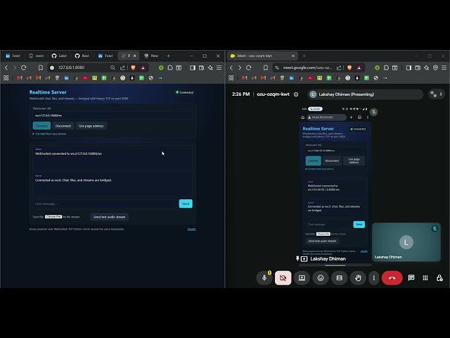Real Time HTTP Server Demo