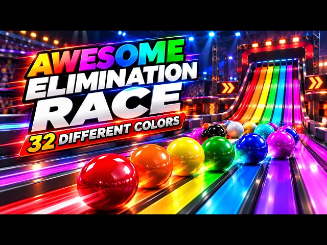 Epic Marble Race | #marbles #marblerun #marblerace #asmr #sensory #colors