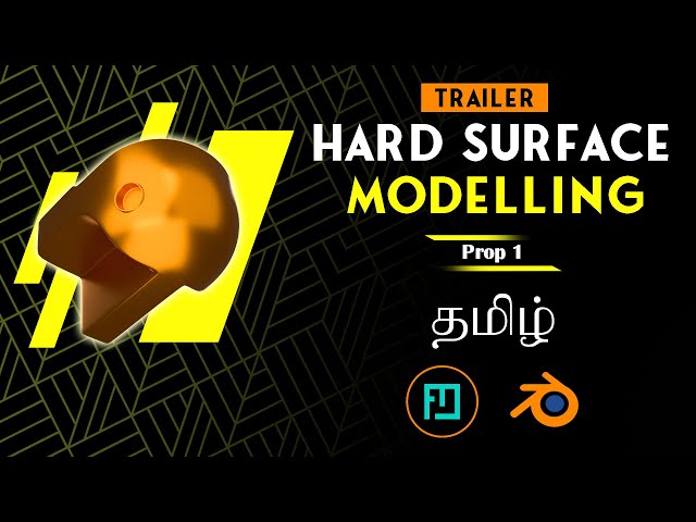 Blenderல் Hardsurface Modelling Prop 1 Trailer - Tamil |#friendlymentor | blender tamil tutorial