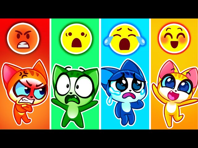 Learn Emotions with Kittens 🐱 Angry, Sad, Happy | What Di You Feel, Baby? Educational Kids Cartoons