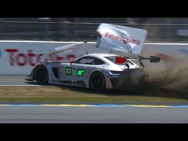 24H Le Mans 2025 - CRASHES, SPINS, PURE SOUND & ACTION