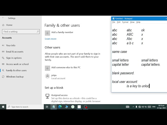 Windows User Accounts