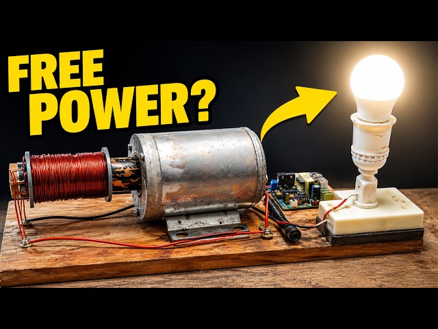 Don’t Throw Away Your Old Water Filter Pump! Turn It Into a Powerful Generator