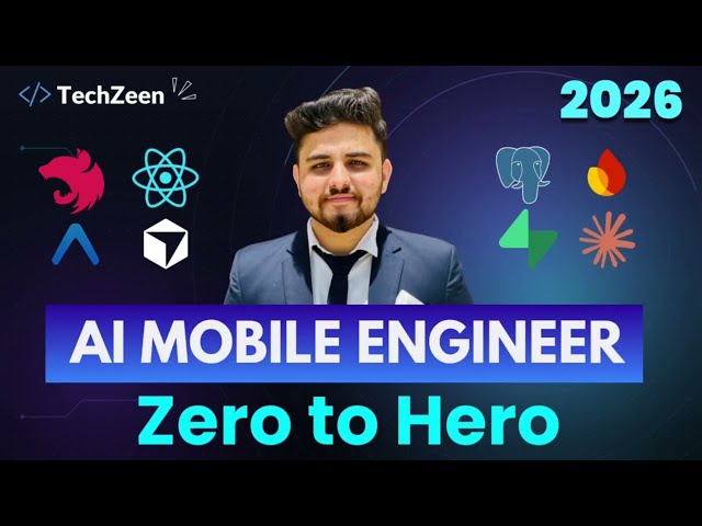 React Native AI Full Course 2026 | Expo Router, NestJS AI Backend & 8 Production Apps