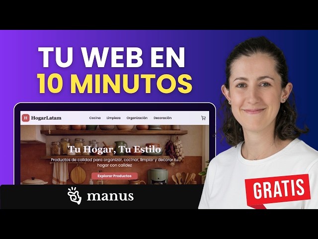 Create your website in 10 minutes with Manus AI - Complete Tutorial