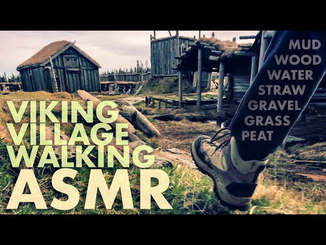 WALKING on Mud / Wood / Water / Grass / Gravel / Straw 🥾 ASMR in Iceland