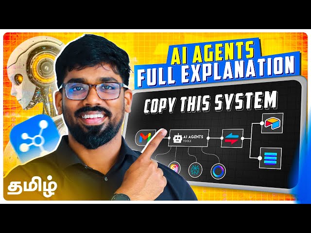 Step by Step Guide to Build an AI Agent using No Code Platform - 100% Free in Tamil | AI Coach John