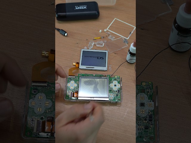 This DS Lite needs board-level repair - restoring my childhood game console
