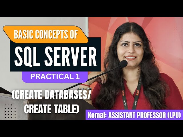 SQL Server Tutorial for Beginners | CREATE DATABASE & CREATE TABLE Explained