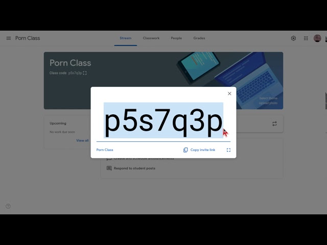 google classroom code
