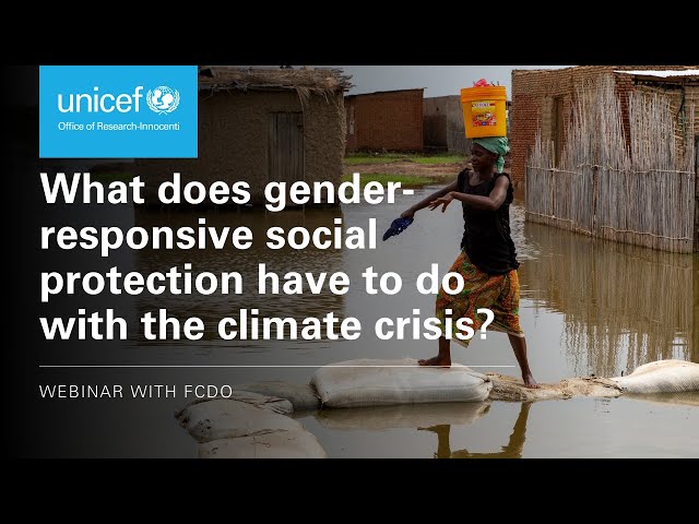 Webinar: Gender-responsive social protection and the climate crisis