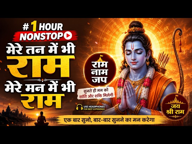 मेरे तन में भी राम मेरे मन में भी राम | Ram Naam Kirtan | राम भजन | Ram Naam Jap | Ram Dhun.