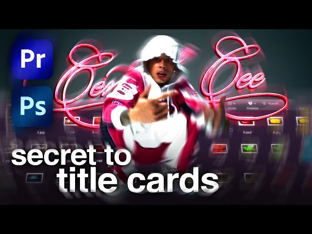 How to Actually Make Good Title Cards
