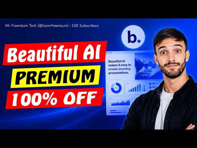Beautiful AI Free Giveaway 2026 | Create Editable PowerPoint Presentation with AI | Full Tutorial