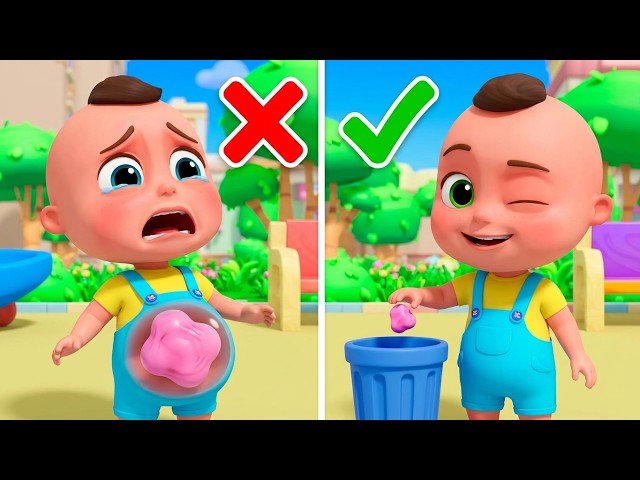 Don’t Swallow Gum Song | Healthy Habits for Kids | What Happens If You Swallow Gum? Nursery Rhymes