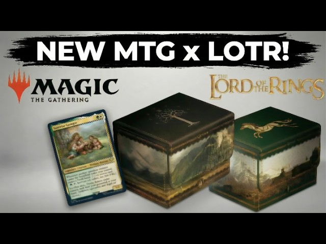 All the NEW MTG x Lord Of The Rings Crossover Products | Unbox with Me!