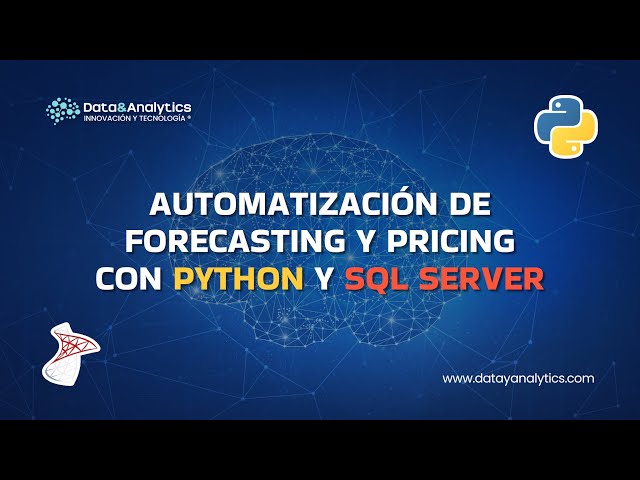 Automating forecasting and pricing with Python and SQL Server - "Data & Analytics"