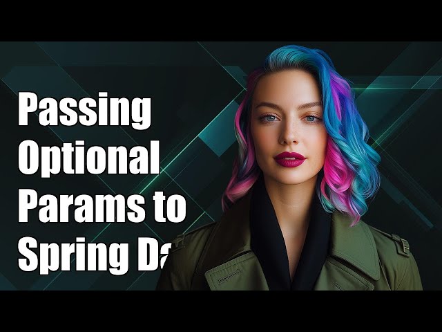 Passing optional parameters to @Query of a Spring Data Repository method