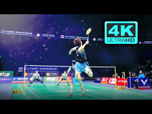 [4K50FPS] Liang Wei Keng / Wang Chang  Vs Goh Sze Fei / Nur Izzuddin | 2024 Asia Championships Final