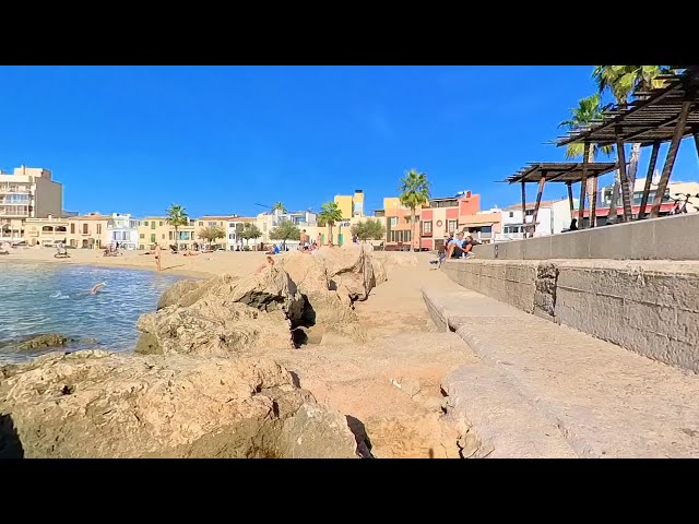 Molinar coastline in Mallorca,spain in 360 view