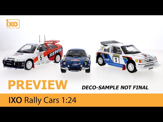 IXO Preview 1:24 Rally Cars