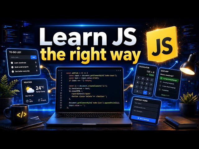 The Best Way to Learn JavaScript (Build Small Projects)