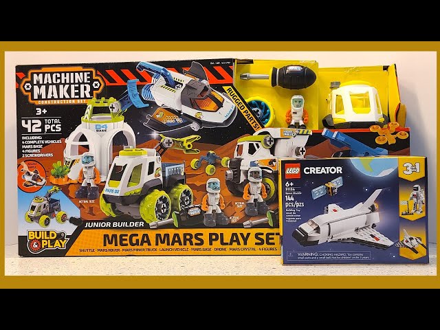 Lego Space Shuttle and Mega Mars Play Set